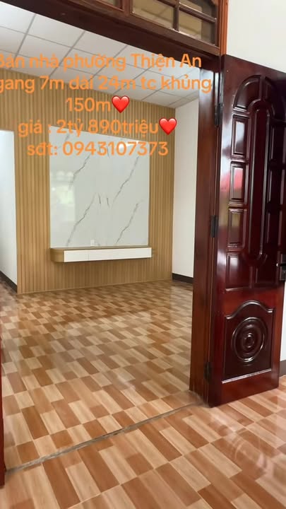 Nhà chính chủ Buôn Hồ 168m² giá 2.89 tỷ - Thiết kế hiện đại, sẵn sàng ở ngay!