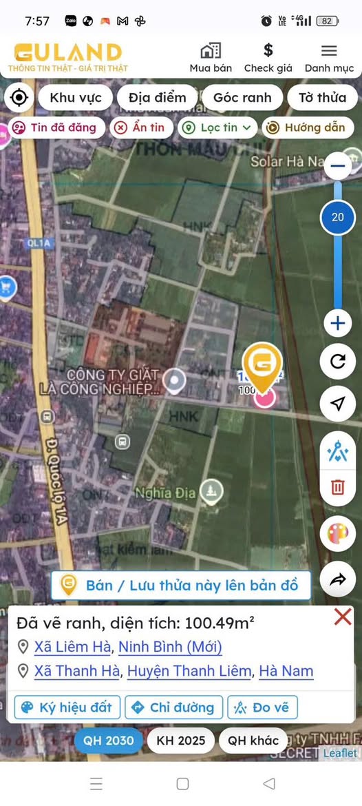 Lô đất đấu giá vườn thuốc Thanh Hà, Hà Nam 100m² giá chỉ 1.5 tỷ - Cơ hội đầu tư tuyệt vời!