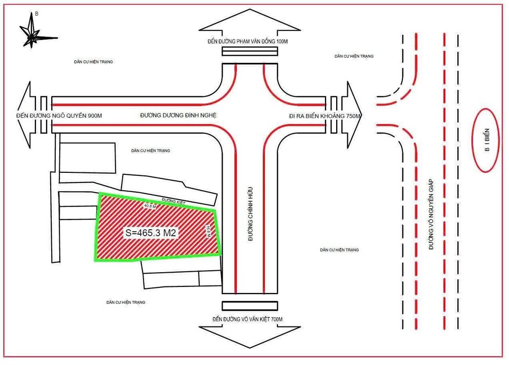 Đất nền chính chủ đường Chính Hữu, An Hải Bắc, 645m² - Cơ hội đầu tư hấp dẫn!
