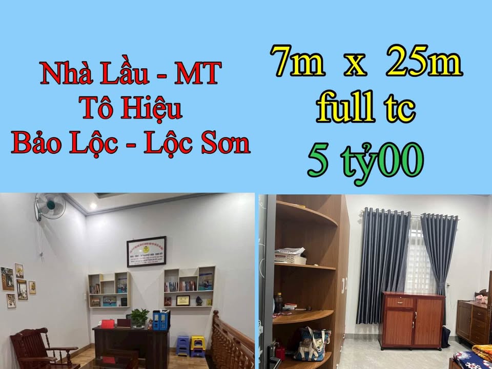 Nhà mặt tiền Tô Hiệu, phường Lộc Sơn, diện tích 175m² giá 5 tỷ - Đường ô tô vào tận nhà!