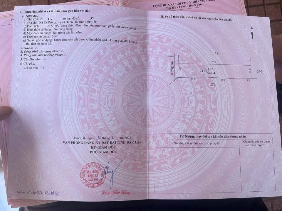 Đất nông nghiệp 500m² xã Đrông Buôn Hồ chỉ 170 triệu - Cơ hội vàng cho nhà đầu tư!