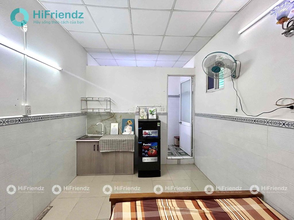 Phòng trọ giá rẻ Q6 20m² chỉ 3.3 triệu - Full nội thất, giờ giấc tự do!