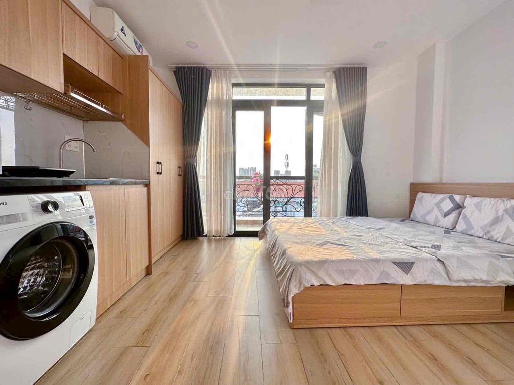 Căn hộ cho thuê Bình Thạnh 42m² giá 6.5 triệu - Gần chợ Bà Chiểu, tiện ích đầy đủ!