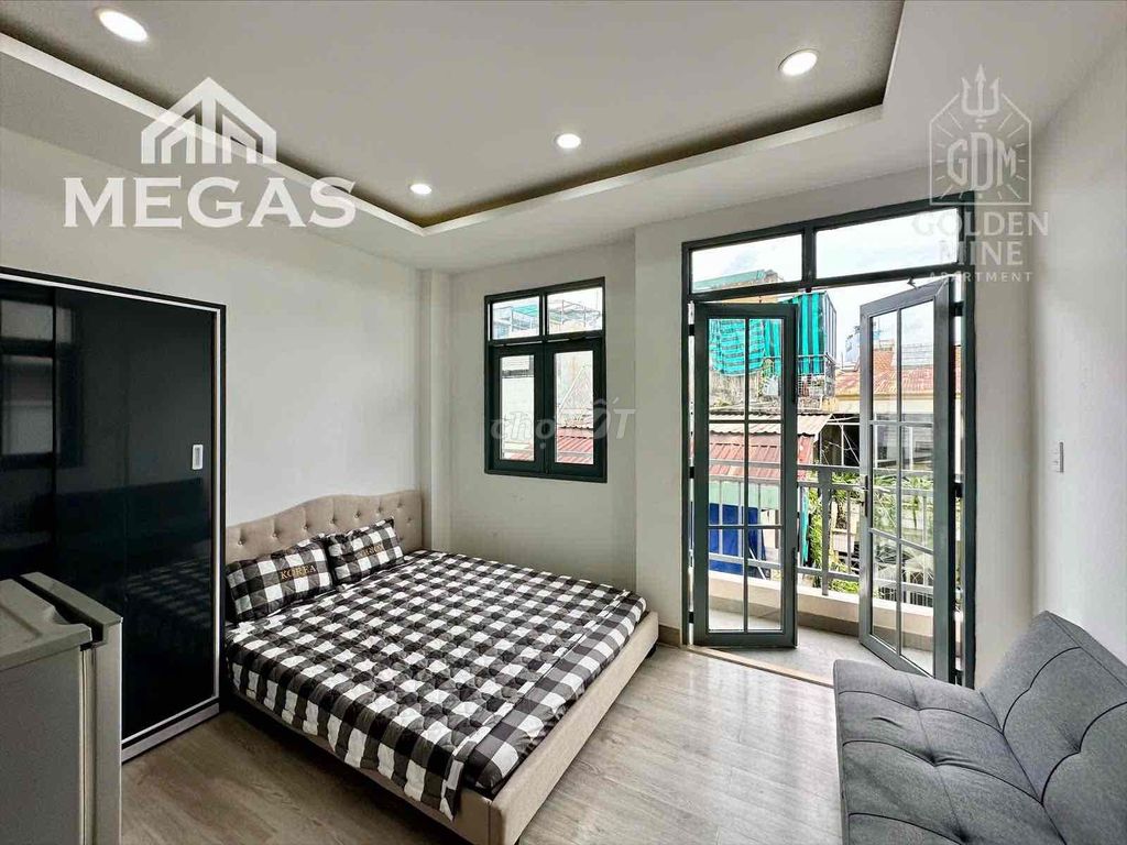 Căn hộ studio Lê Văn Sỹ 35m² giá 6.5 triệu - Ban công thoáng sáng tự nhiên!