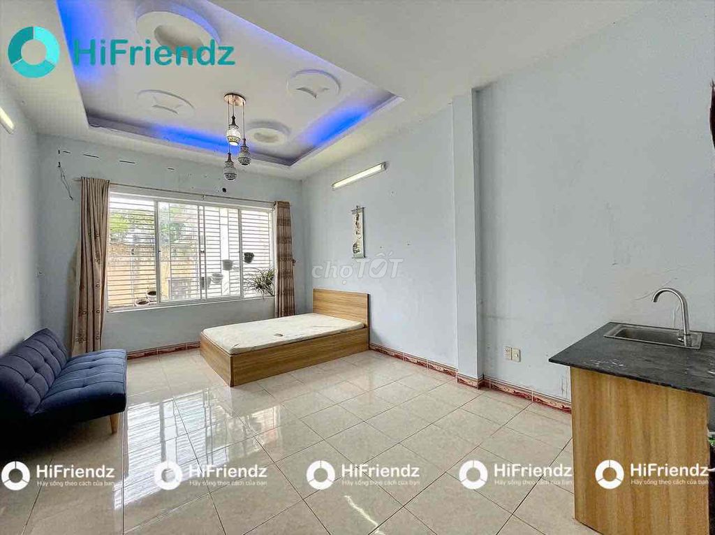 Căn hộ Hoàng Hoa Thám 40m² giá 5 triệu - Cửa sổ lớn, đầy đủ nội thất!