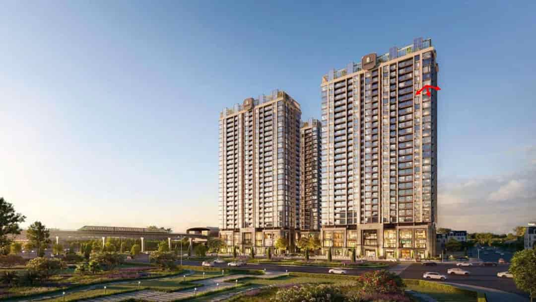 Căn hộ Jade Square Phạm Văn Đồng 128m² giá 13.568 tỷ - View toàn cảnh Sông Hồng