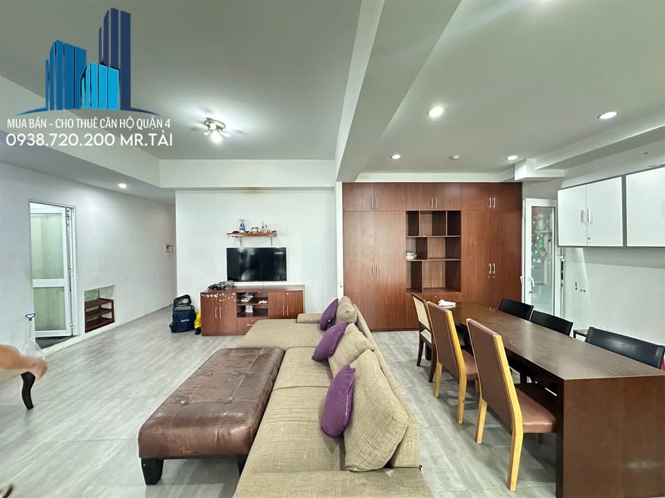 Căn hộ Vạn Đô 348 Bến Vân Đồn, 100m² giá 16 triệu - Full nội thất, sẵn sàng vào ở!