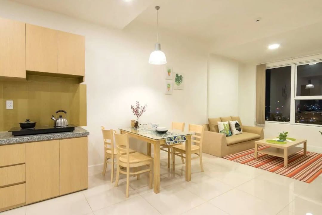 Căn hộ Bến Vân Đồn Q4 50m² giá 14.5 triệu - View Bitexco tuyệt đẹp!