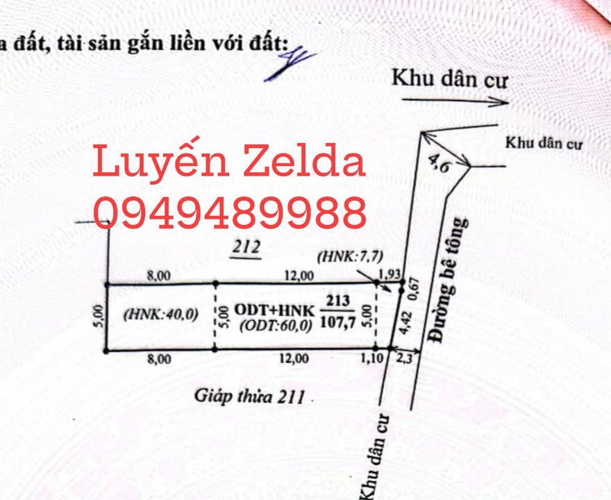 Đất nền Mường Sang 120m² giá 1 tỷ - Cơ hội đầu tư tuyệt vời!