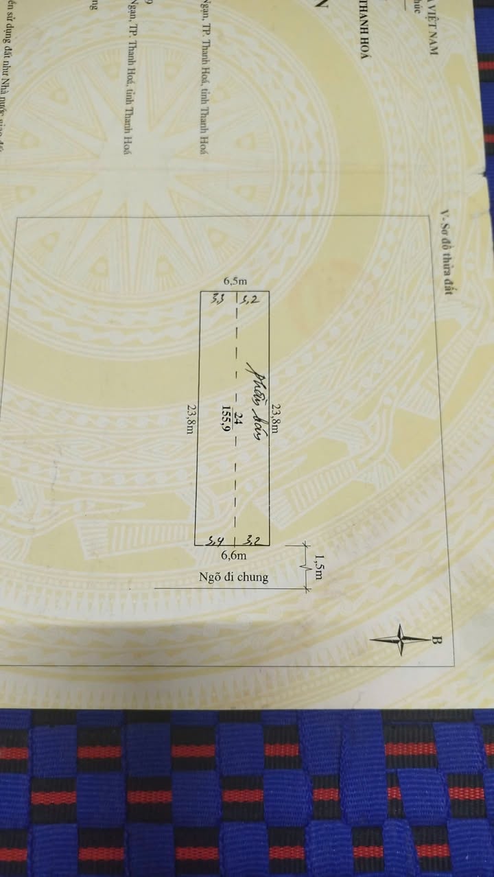 Đất nền Nam Ngạn Thanh Hóa 76m² giá 1 tỷ - Sổ đỏ chính chủ!