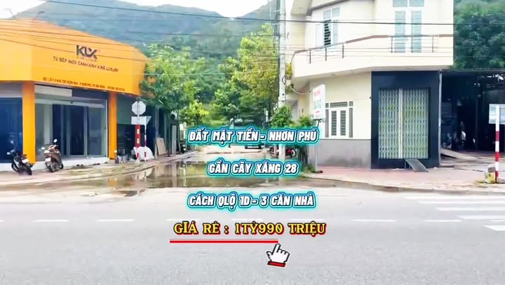 Đất nền mặt tiền Nhơn Phú, Quy Nhơn 70m² giá 1.99 tỷ - Cơ hội đầu tư tuyệt vời!