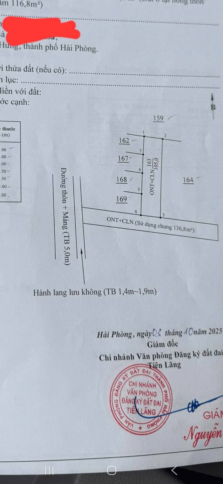 Đất nền Nam Hưng, Tiên Lãng 105m² giá 900 triệu - Cơ hội đầu tư hấp dẫn!