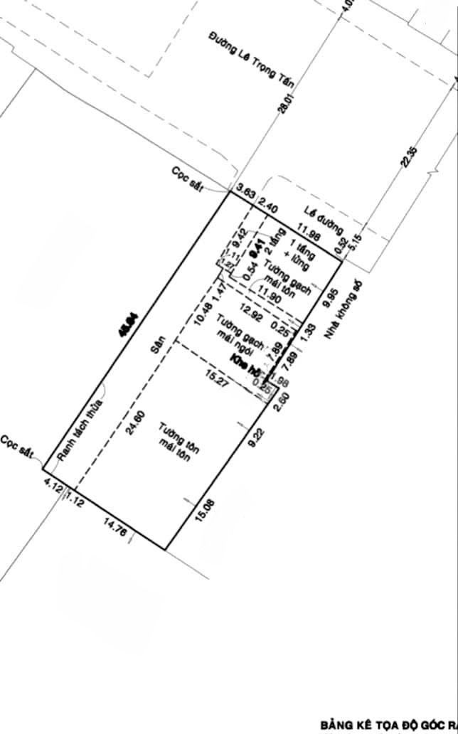 FrontHouse Lê Trọng Tấn Tân Phú 365m² giá 40 tỷ - Đầu tư sinh lời cao!