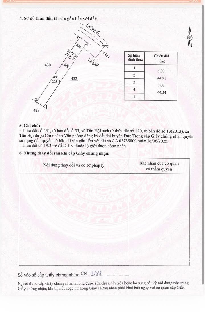 Đất nền Tân Hội Đức Trọng 220m² giá chỉ 620 triệu - Sổ đỏ chính chủ, công chứng ngay!