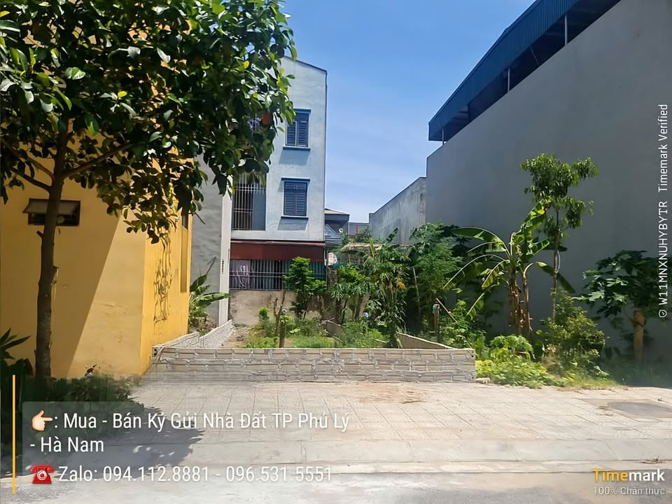 Lô đất đẹp Liêm Chung Phủ Lý 88m² - Sổ đỏ chính chủ, giá thỏa thuận!