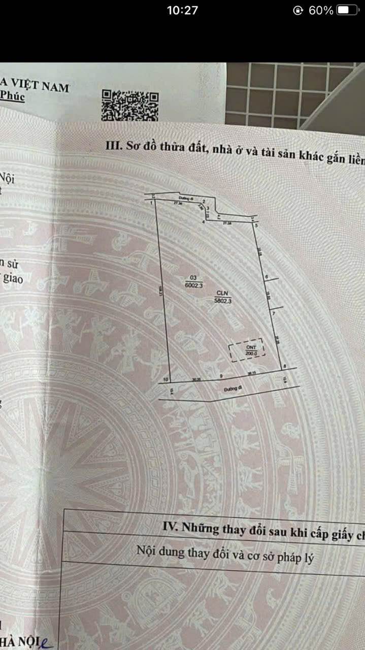 Đất nền 6000m² Thủy Xuân Tiên, Chương Mỹ - Mặt tiền 66m, giá đầu tư hấp dẫn!