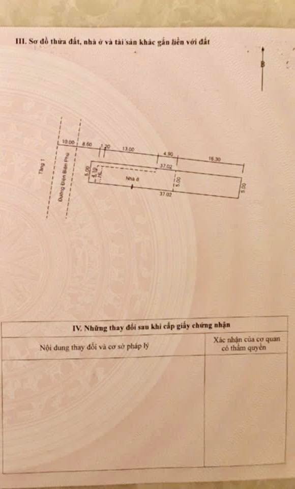 Nhà cấp 4 mặt tiền đường Điện Biên Phủ, 185m² giá 6.2 tỷ - Cơ hội đầu tư tuyệt vời!