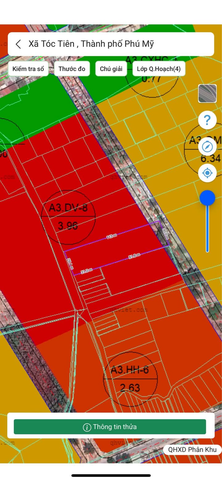 Đất nền Tân Phước, Phú Mỹ 3300m² giá 12 tỷ - Cơ hội đầu tư sinh lời!