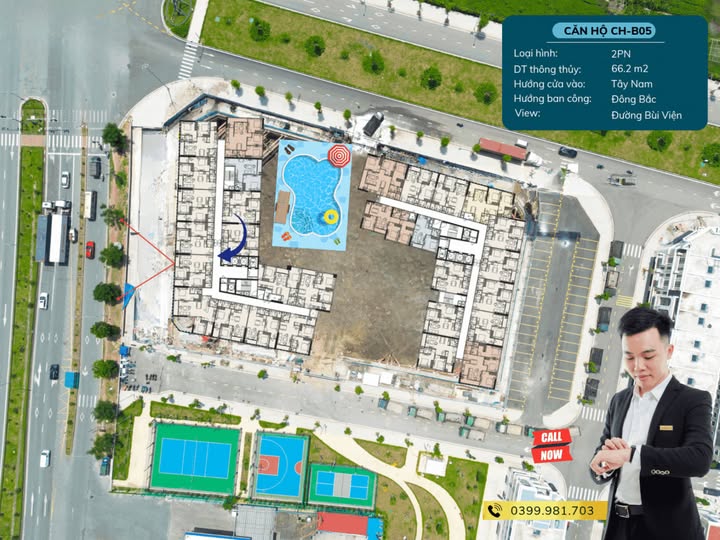 Căn hộ The Zenith Kiến An 66m² giá 2.83 tỷ - View thoáng, thiết kế hiện đại!