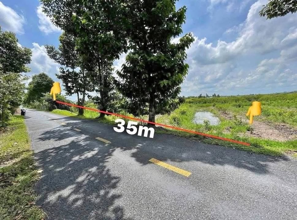 Đất nền 1000m² mặt tiền 35m - Cần bán gấp giá 1.65 tỷ tại Trường Long Tây