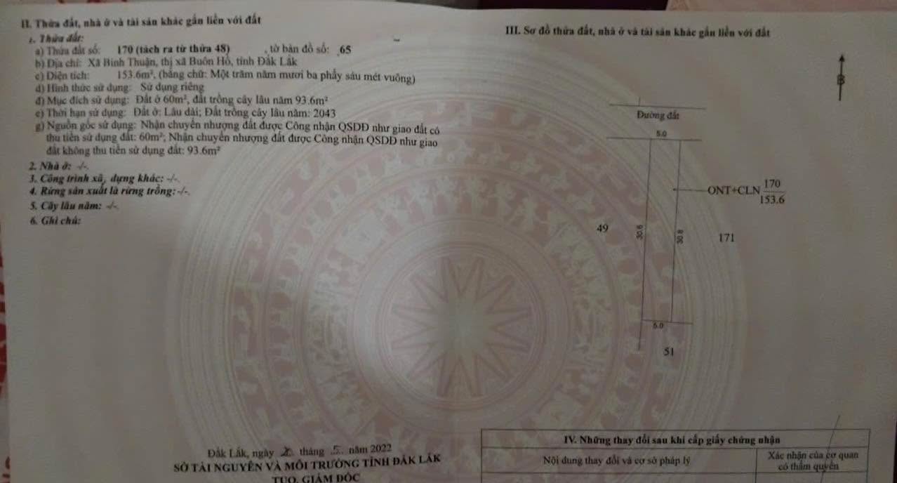 Đất nền Cư Bao, Buôn Hồ 150m² giá 220 triệu - Cơ hội đầu tư tuyệt vời!