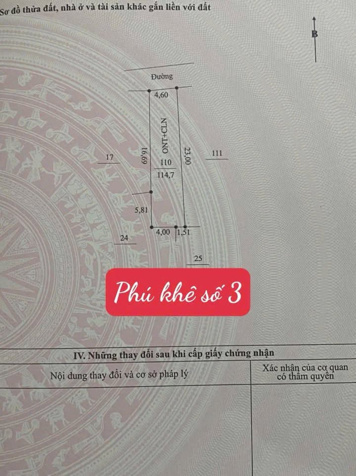 Đất thổ cư Thái Học, Bình Giang, Hải Dương 114m² giá 900 triệu - Sát phủ, đường xe bus vào tận nơi!