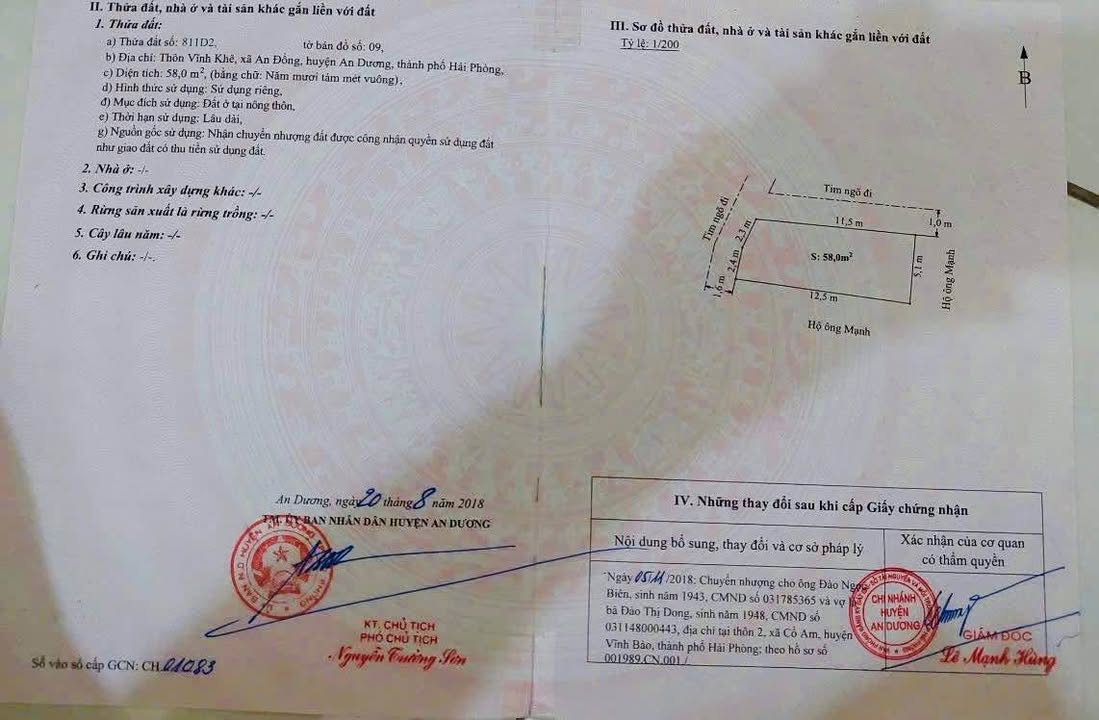 Đất nền góc 58m² Vĩnh Khê, An Đồng chỉ 1.48 tỷ - Đường 4m không lỗi