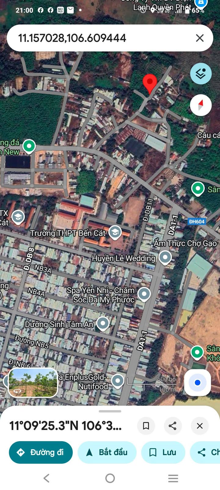 Đất nền Bến Cát 320m² giá 2 tỷ - Lô góc 2 mặt tiền thuận tiện kinh doanh!