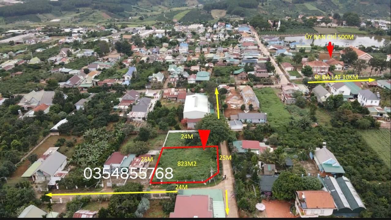 Đất xây biệt thự 823m² tại Tà Nung Đà Lạt - Giá 8.23 tỷ thương lượng!