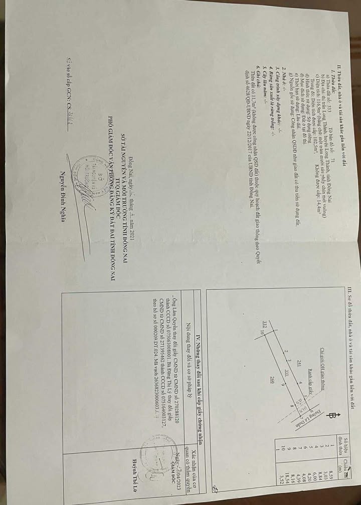 Bán nhà mặt tiền đường Lê Duẩn Long Thành 102,5m² - Cơ hội đầu tư tuyệt vời!