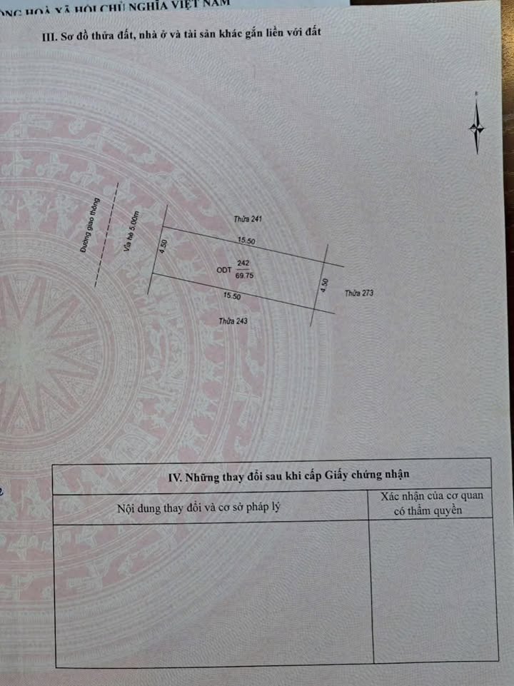 Đất nền đẹp Tân Phú Hưng Hải Dương 69,75m² giá 3,487 tỷ - Pháp lý rõ ràng, sẵn sàng sang tên!