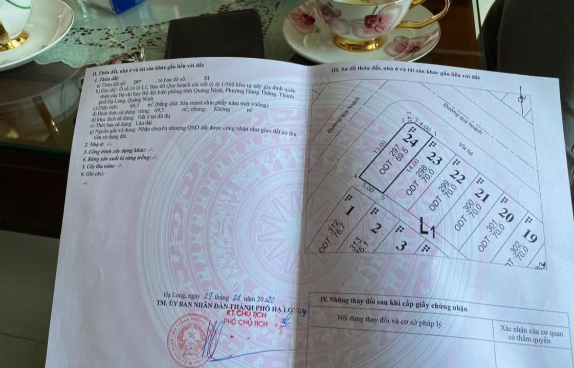 Đất ô góc L1 Dự án Biên Phòng Hùng Thắng 69,5m² giá 4 tỷ - Cơ hội đầu tư hấp dẫn!