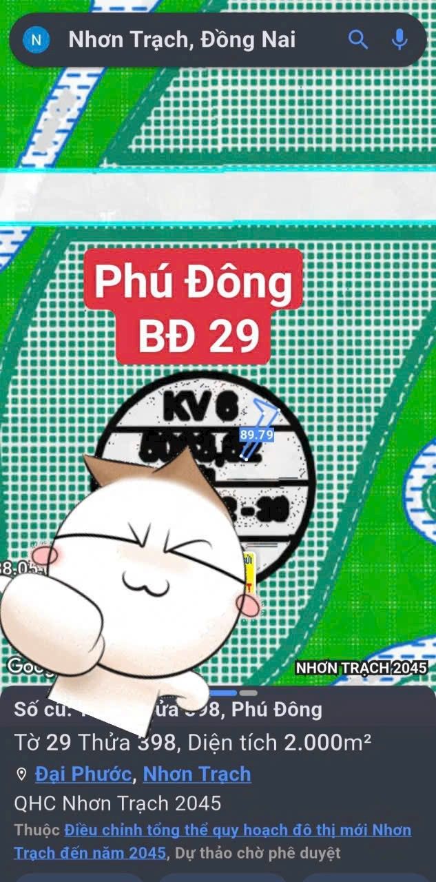 Đất nền Phú Đông Nhơn Trạch 20.000m² giá thỏa thuận - Cơ hội đầu tư hấp dẫn!