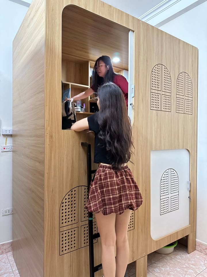 Phòng trọ Sleepbox Homestay Lê Trọng Tấn, Hà Đông chỉ 1.2 triệu - Không gian thoáng đãng, đầy đủ tiện nghi!