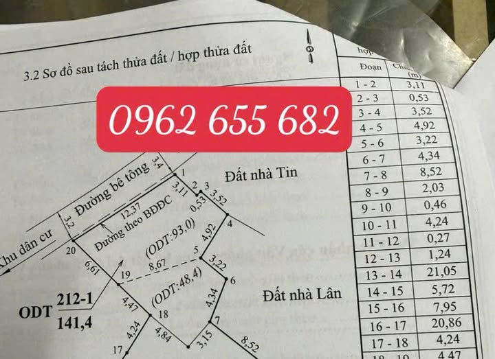 Đất thổ cư Mường Sang, Mộc Châu 144m² giá 699 triệu - Sở hữu ngay vị trí vàng!