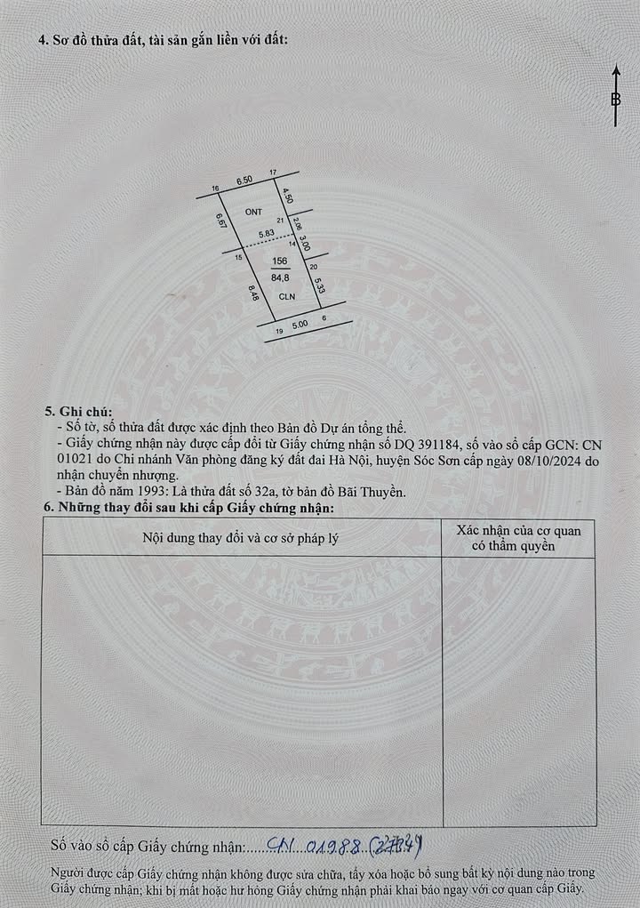 Đất Vệ Sơn Đông, Tân Minh, 84m² giá 1.3 tỷ - Cắt lỗ nhanh chóng!