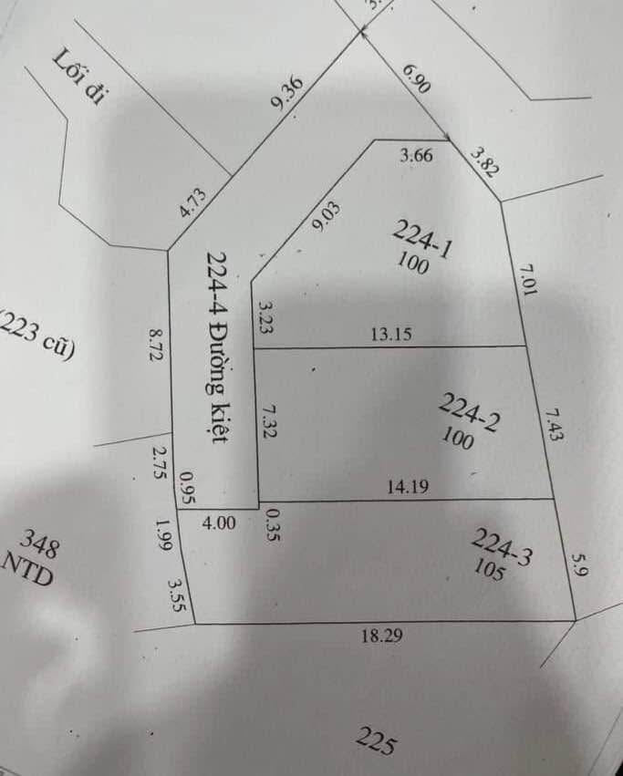 Đất mặt tiền Kiệt 69 Lê Ngô Cát, Thủy Xuân 100m² - Giá tốt không thể bỏ lỡ!