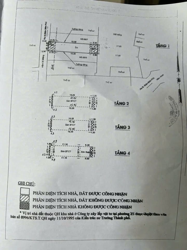 Nhà hẻm xe hơi đường Điện Biên Phủ, Q.Bình Thạnh 61.6m² - Cơ hội sở hữu tuyệt vời!