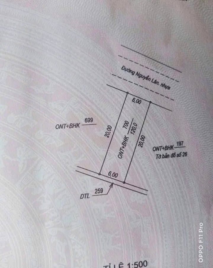 FrontHouse đường Nguyễn Lân, Lộc Ninh 120m² giá 1.5 tỷ - Vị trí đắc địa gần sân bay!