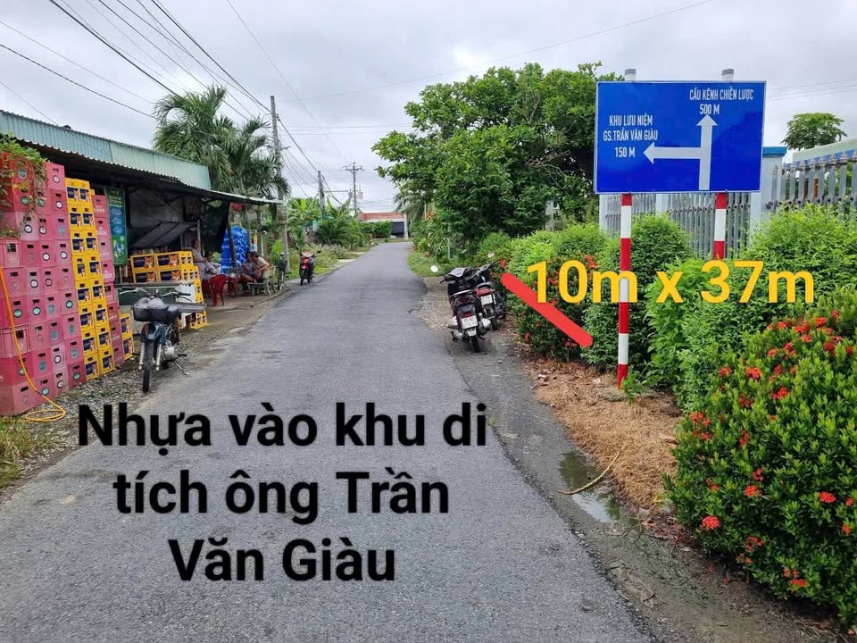 Đất thổ cư xã Dương Xuân Hội, Châu Thành 370m² giá 1.95 tỷ - Gần chợ Tầm Vu!