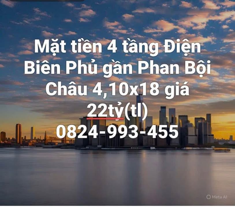 Nhà mặt tiền Điện Biên Phủ, Buôn Ma Thuột 73m² giá 22 tỷ - Đầu tư sinh lời cao!