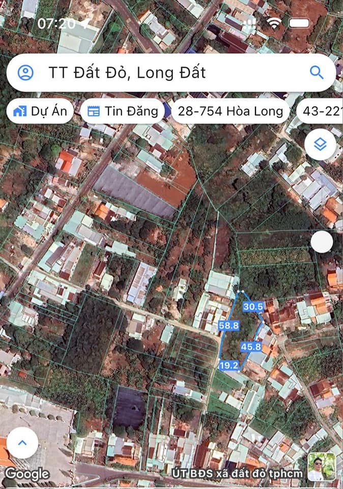 Đất nền trung tâm Đất Đỏ, Bà Rịa - Vũng Tàu 1362m² giá 3.7 tỷ - Cơ hội đầu tư vàng!