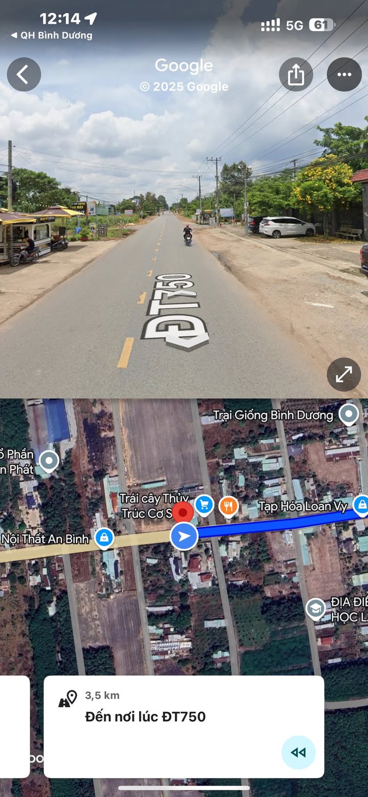 Đất mặt tiền đường DT750 Bàu Bàng 200m² giá 1.8 tỷ - Đầu tư sinh lời ngay!