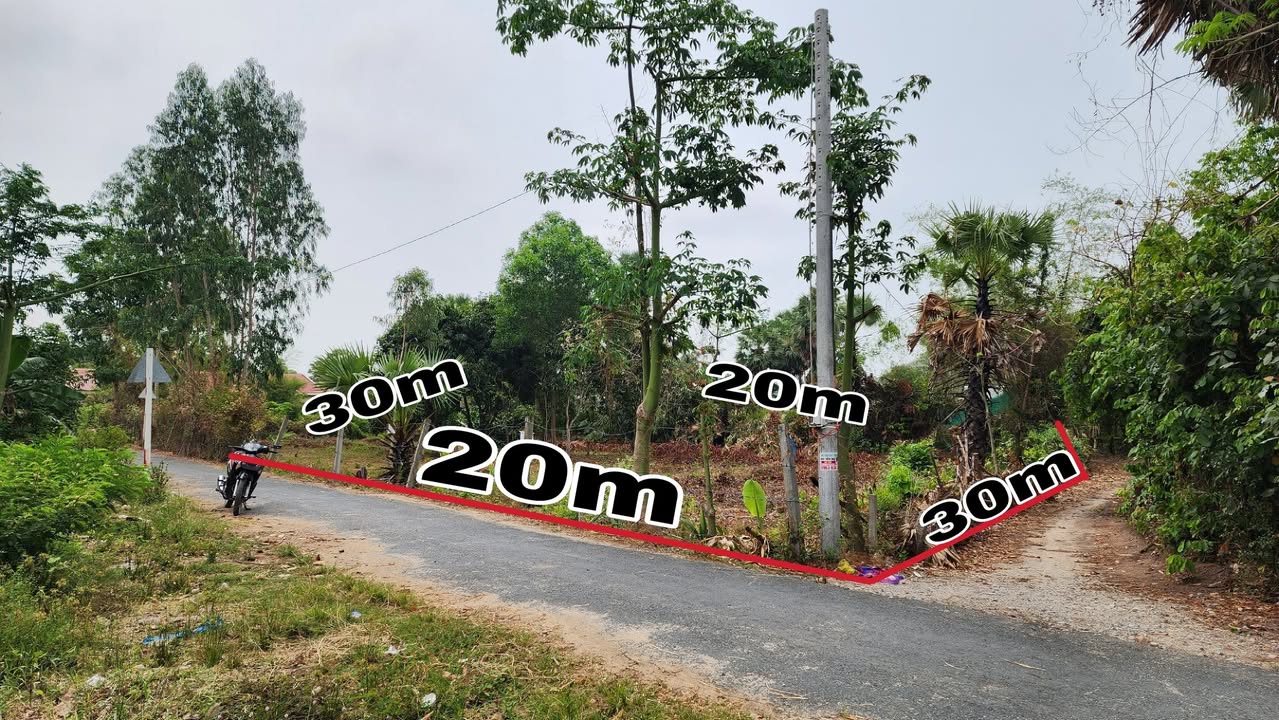 Đất nền 2 mặt tiền đường Tân Lợi, Tri Tôn 637m² giá 950 triệu - Kinh doanh thuận lợi!