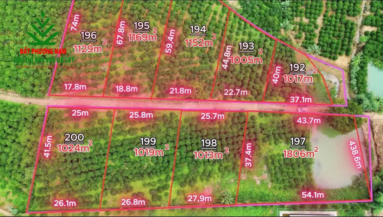 Đất nền dự án tại xã Nam Hà, Lâm Hà 1405m² giá 2,5 tỷ - Đầu tư sinh lời hấp dẫn!