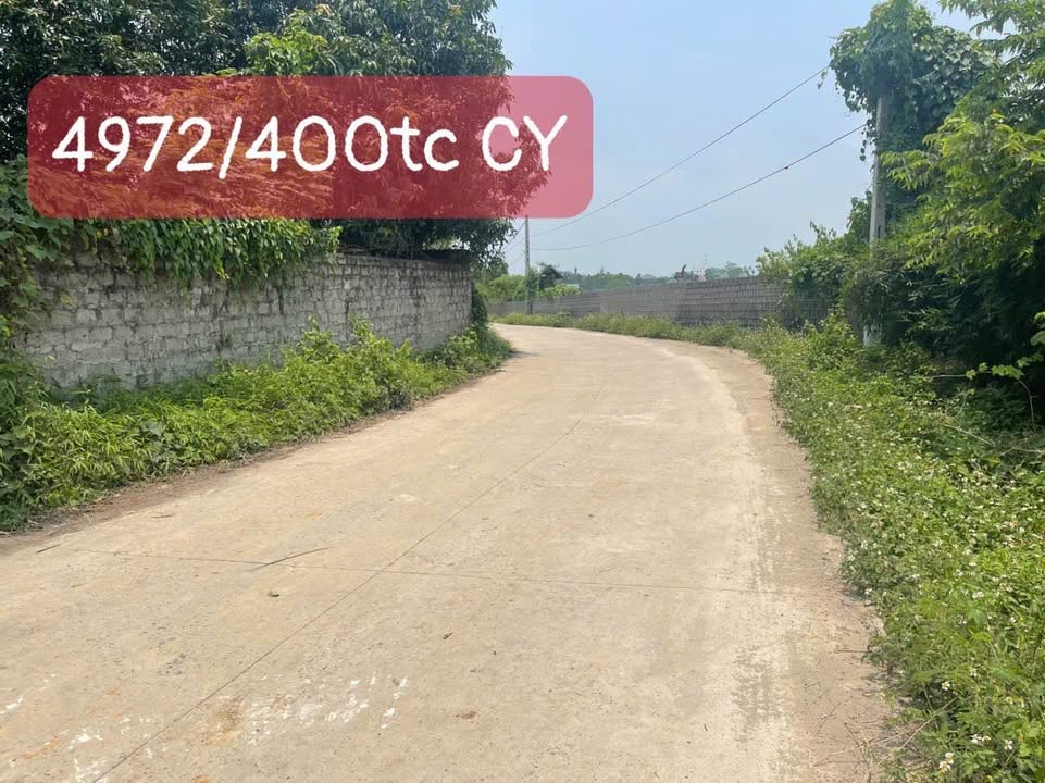 Đất nền Cư Yên 4972m² giá thỏa thuận - Đầu tư sinh lời chắc chắn!