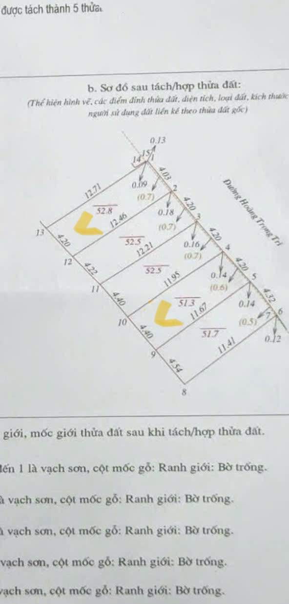 Đất mặt đường kinh doanh Hoàng Trọng Trì 52m² giá 3.3 tỷ - Cơ hội hiếm có tại Vinh!