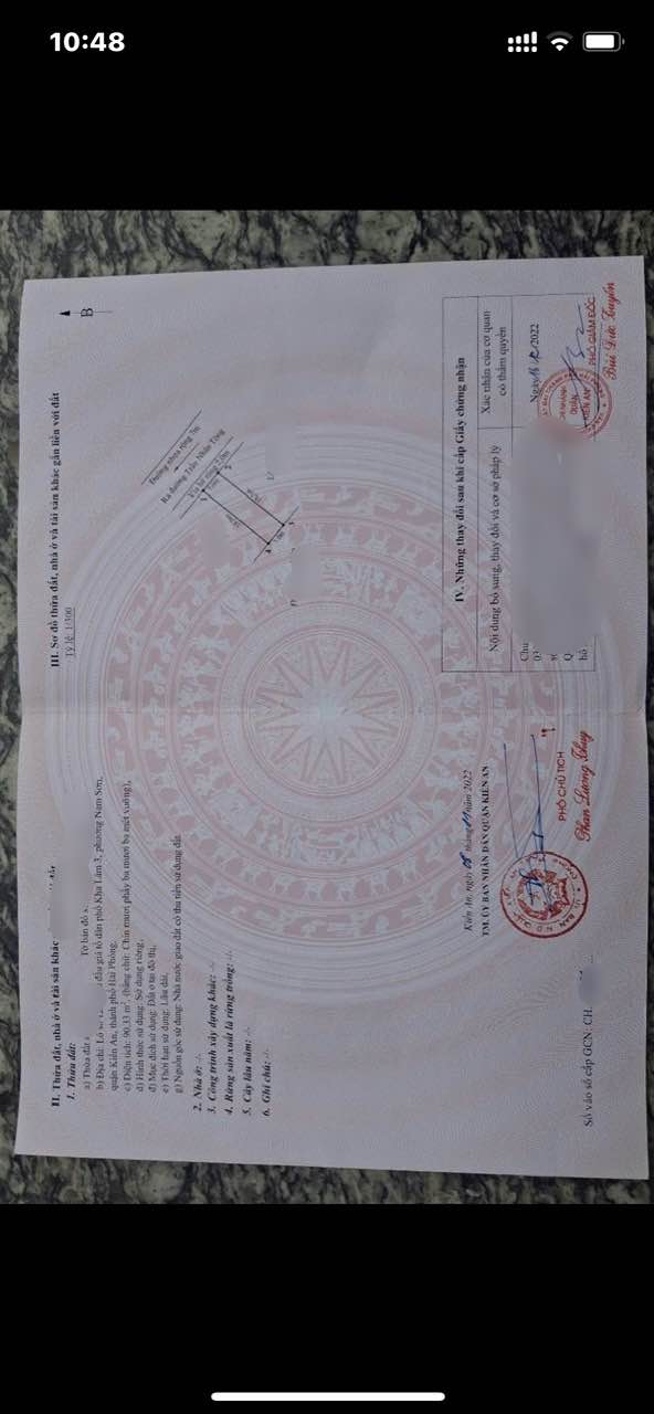 Đất nền Kha Lâm 3, Kiến An 90m² giá 4 tỷ - Hướng Đông Bắc mát mẻ!