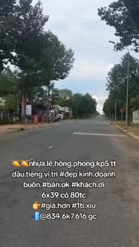 Đất nền Lê Hồng Phong, Dầu Tiếng 234m² giá 1.1 tỷ - Kinh doanh sinh lời!