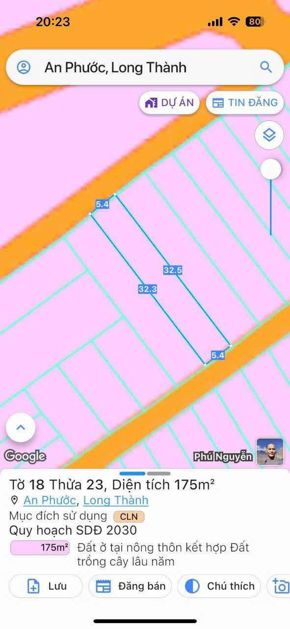 Đất nền An Phước, Long Thành 172m² giá 1.1 tỷ - Sổ đỏ chính chủ, đầu tư sinh lời!